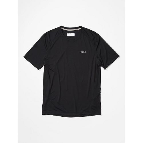 Marmot Windridge Clothes - Mens T-Shirts Black CA4108367 Canada